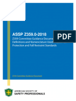 Ansi Assp z359.0-2018 Esp