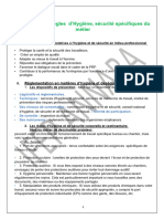 Définition Des Régles D'hygiène Et Sécurité Spécifiques Au Métier