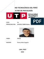 Universidad Tecnológica Del Perú Facultad de Psicología