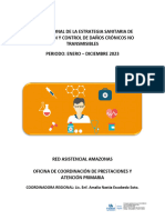 Plan Regional de La Estrategia Sanitaria de Prevención Y Control de Daños Crónicos No Transmisibles Periodo: Enero - Diciembre 2023