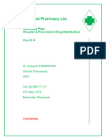 Diamond Pharmacy LTD - Business Plan