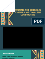 WRITING THE CHEMICAL FORMULA OF COVALENT COMPOUNDS-form 4