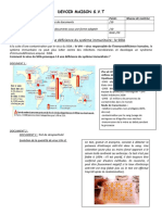 Thème: Une Déficience Du Système Immunitaire: Le SIDA: Devoir Maison S.V.T