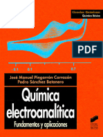 Quimica Electroanalitica Jose Manuel Pingarron Química III