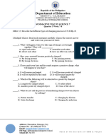 SCIENCE 7 Q3 Week 7 8 Summative Test