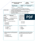 Examen de Estudios Sociales 2022 8vo