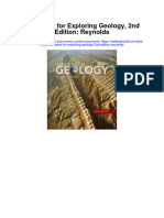 Test Bank For Exploring Geology 2nd Edition Reynolds