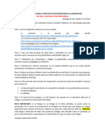 Orientaciones para El Proceso de Recuperación de La Asignatura