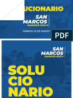 Solucionario Sábado 25 de Marzo