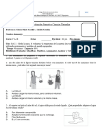 Evaluación Sumativa Ciencias Naturales, LA MATERIA, 4tos. Básicos Agosto 2022.