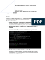Informe de Trabajo de Actualizacion Centos