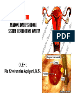 Kuliah Iii - Anatomi & Fisiologi Sistem Reproduksi Wanita