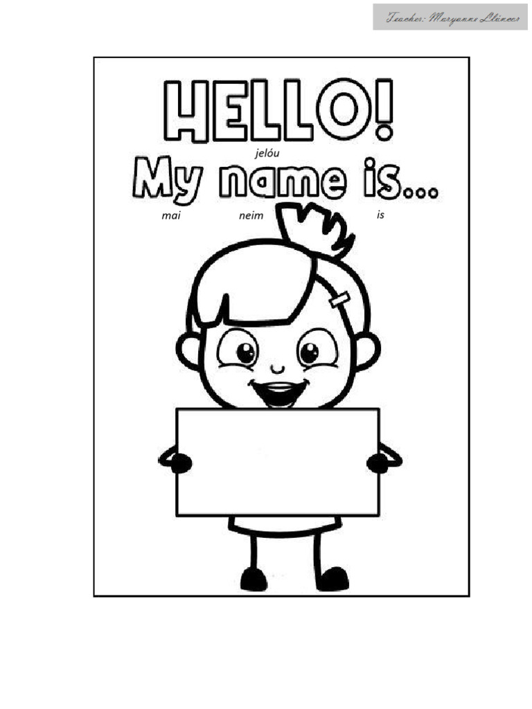 My Name Is PDF