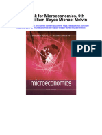 Test Bank For Microeconomics 9th Edition William Boyes Michael Melvin