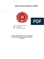 Analisis Kebutuhan Peserta Didik - Nurul Utami Fauziyah