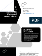 Labour Economics (LBE36M2) Wages and Cost of Labour