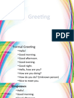 Greeting