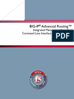 Big-Ip Advanced Routing™: Integrated Management Interface Command Line Interface Reference Guide