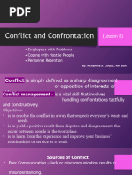 Conflict and Confrontation