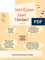 SISTEM EJAAN JAWI (Jenis Ejaan)