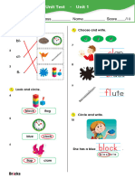 Bricks Phonics - L4 - Unit Test - Answer Key