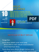 PPT 10 MENULIS SURAT DINAS