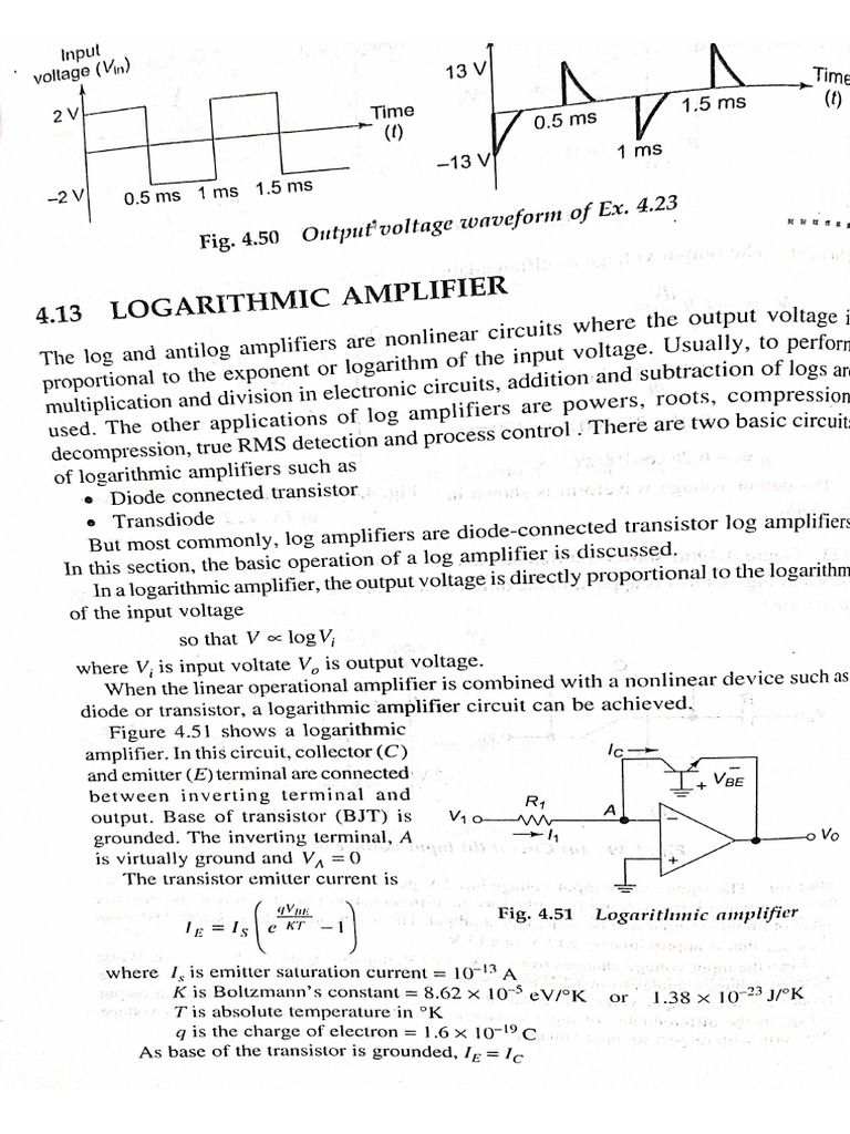 Logarithmic Op Amp PDF