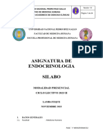 Silabo - Curso Endocrinologia 2023 II - Presencial