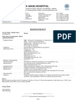 Haematology: Service Name / Sample Type / Accession No. Result Bone Marrow Examination, Blood, (BMEX/2023/0123)