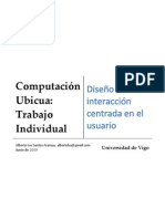 Computación Ubicua: Diseño de interacción centrada en usuario