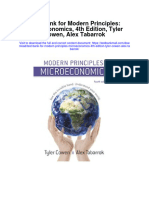 Test Bank For Modern Principles Microeconomics 4th Edition Tyler Cowen Alex Tabarrok