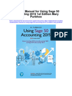 Solution Manual For Using Sage 50 Accounting 2019 1st Edition Mary Purbhoo