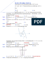 Đề Số 9. Ôn Ghk1. Toán 12