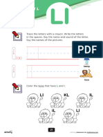 Worksheet - The Letter LL