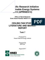 Ceiling Fan Study Literature and Market Report