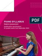 Piano Syllabus 2023 - Digital Assessment