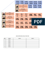 Jadual Penggunaan Bilik Sains