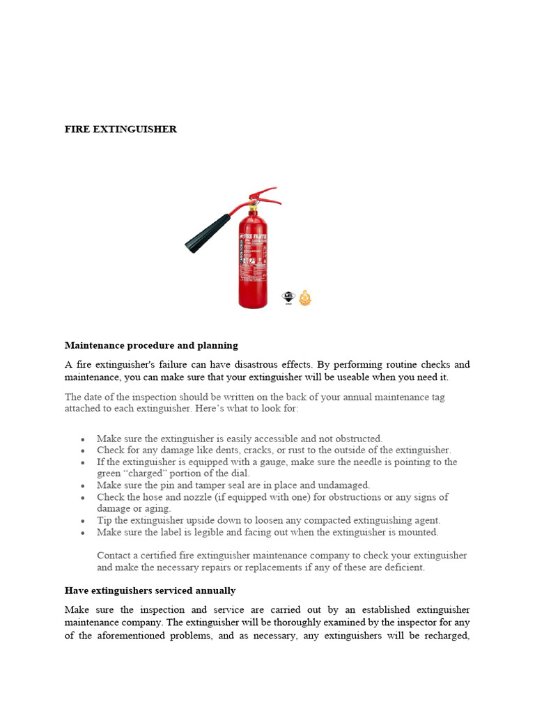 Fire Extinguisher | PDF | Fires | Fire Safety