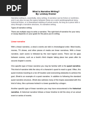 Narrative-writing