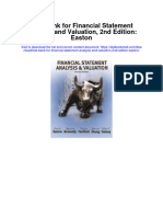 Test Bank For Financial Statement Analysis and Valuation 2nd Edition Easton