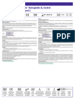 Lyphochek Hemoglobin A Control Levels 1 and 2: Bilevel 4 X 0.5 ML Level 1 54821 Level 2 54822