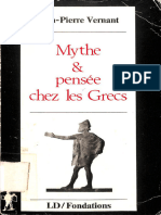 Mythe Et Pensée Chez Les Grecs (1965)