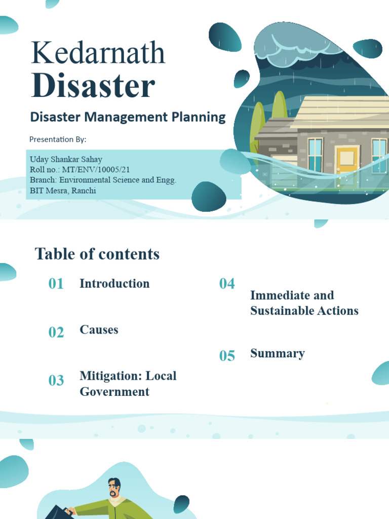 Kedarnath Flood Disaster Analysis | PDF | Emergency Management | Flood