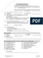 PWD Registration Form: Part 1.0: Identification