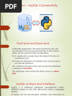 SQL Python Connectivity