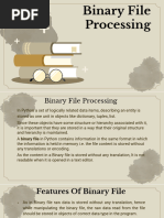 Binary File Handling