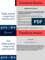 Google Cloud Platform-Academy Transform Session - 6 Nov 2023