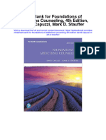 Test Bank For Foundations of Addictions Counseling 4th Edition David Capuzzi Mark D Stauffer