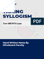 SYLLOGISM Hand Written Notes