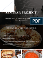 Seminar Project: Marketing Strategy of Local Food Naďa Psodorovová